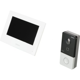 Комплект домофона HIWATCH DS-D100IKWF(B) белый Комплект домофона HIWATCH DS-D100IKWF(B) белый