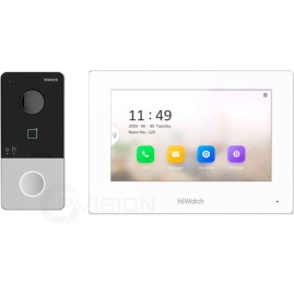 Видеодомофон HIWATCH DS-D100HKWF белый Видеодомофон HIWATCH DS-D100HKWF белый
